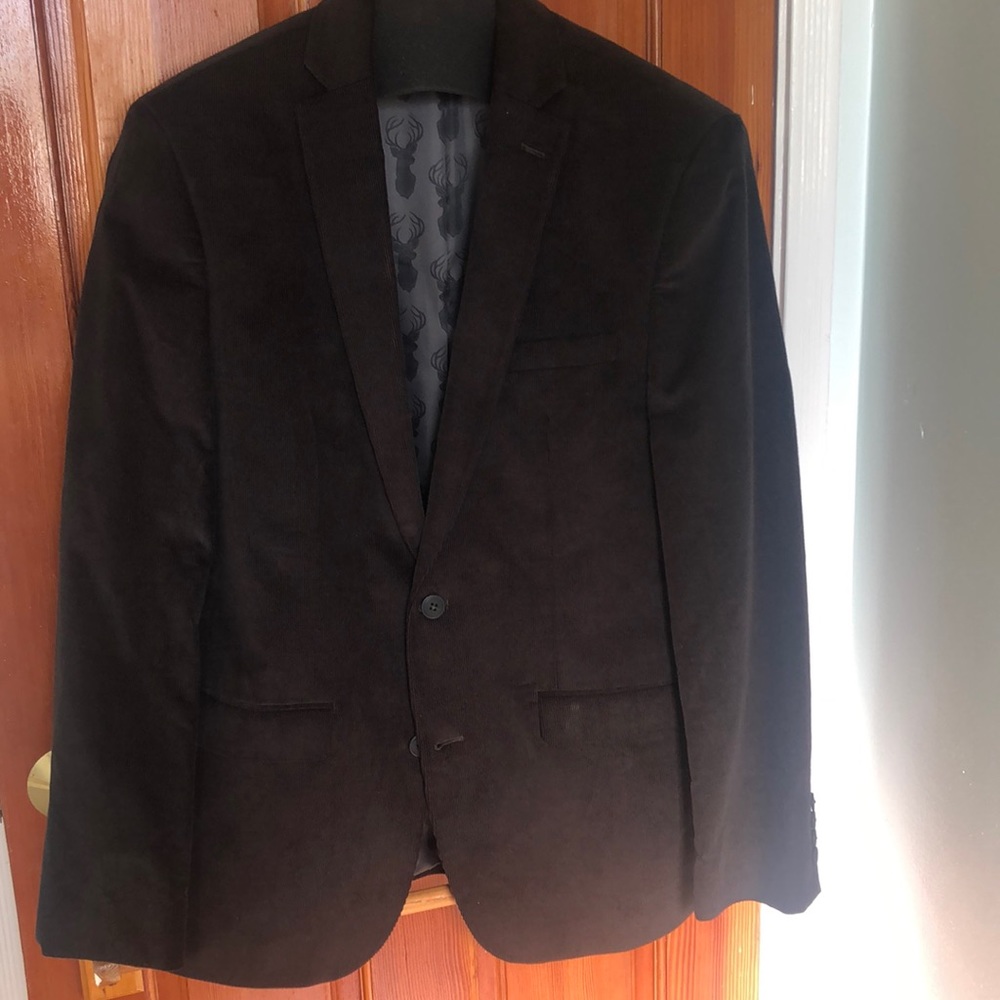 Bar III Dark brown corduroy Sports coat